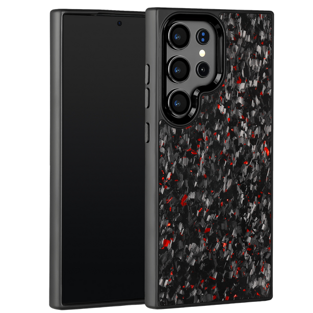 Forged Carbon Samsung Case – Red Fragment | Forge Series