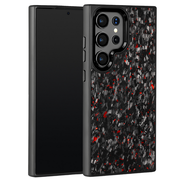 Forged Carbon Samsung Case – Red Fragment | Forge Series