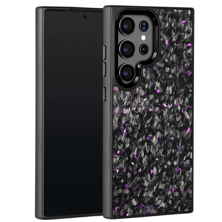 Forged Carbon Samsung Case – Purple Fragment | Forge Series