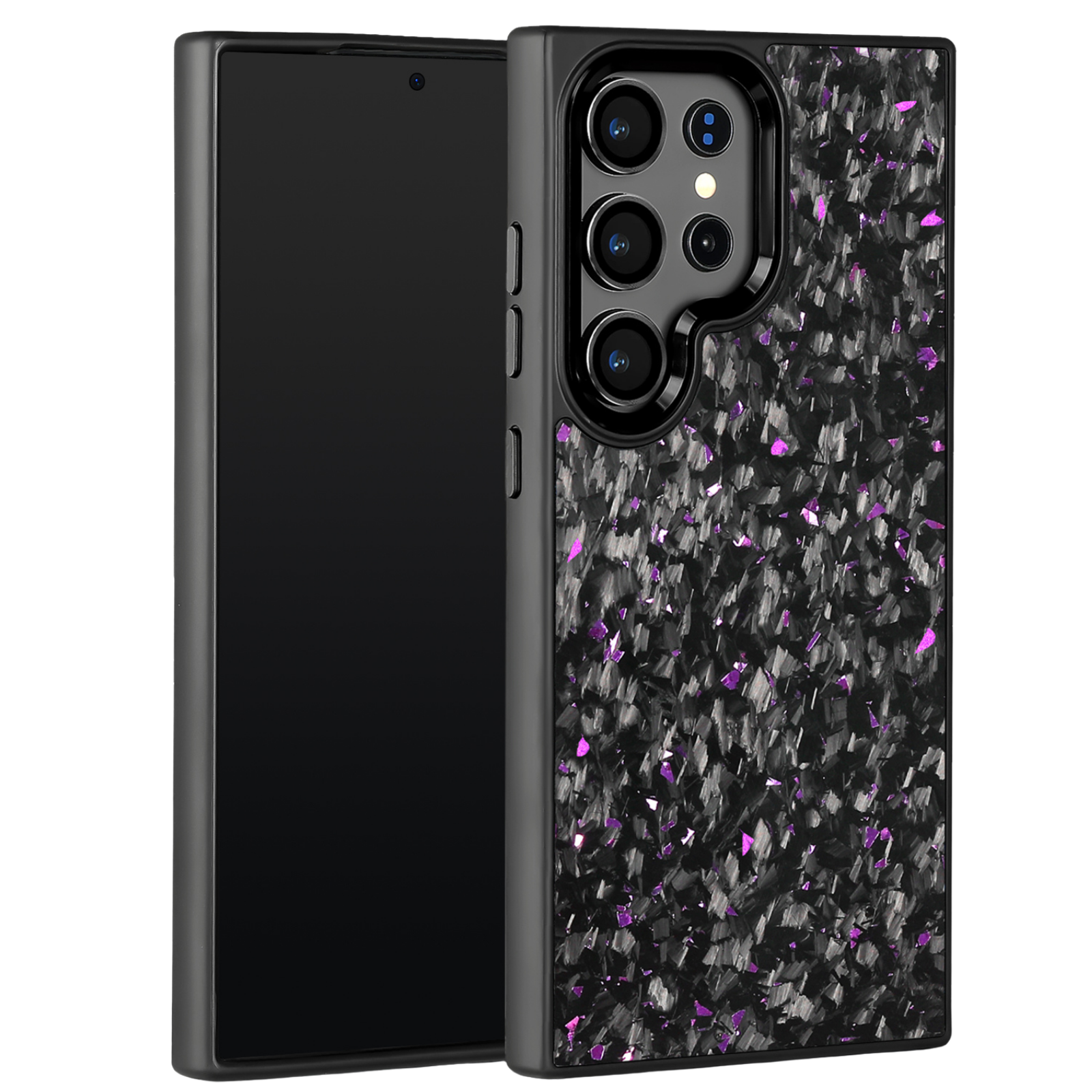 Forged Carbon Samsung Case – Purple Fragment | Forge Series
