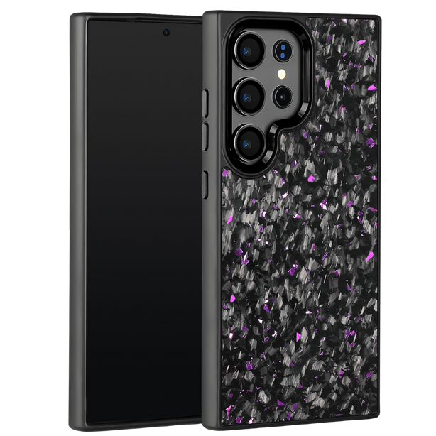 Forged Carbon Samsung Case – Purple Fragment | Forge Series