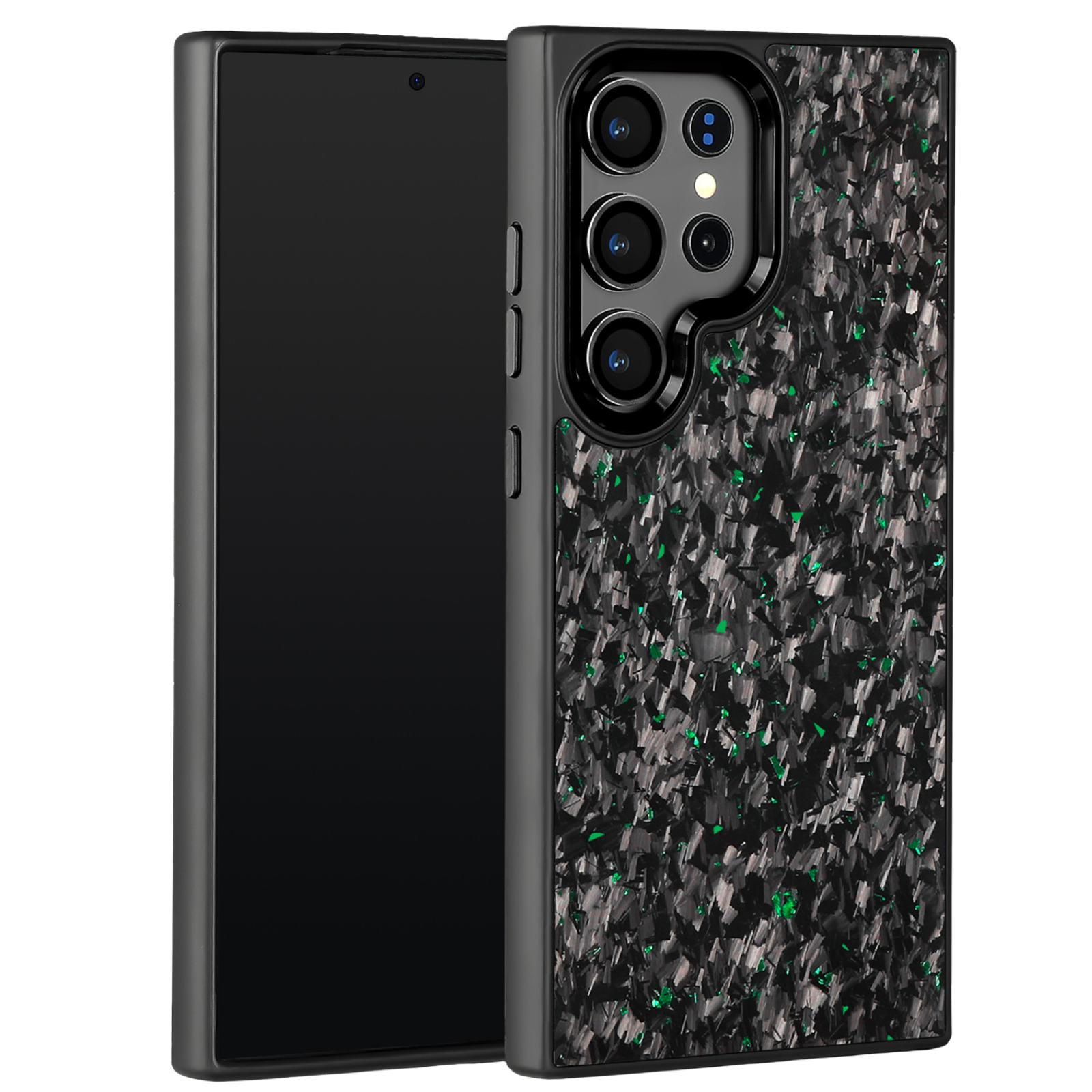 Forged Carbon Samsung Case – Green Fragment | Forge Series