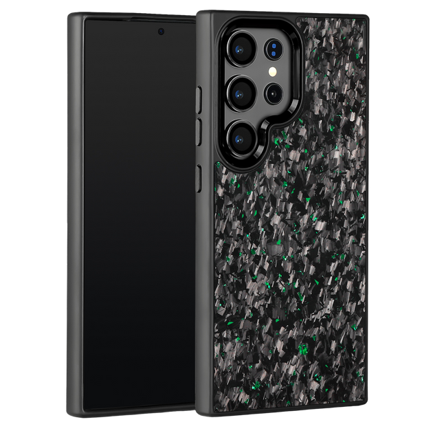 Forged Carbon Samsung Case – Green Fragment | Forge Series