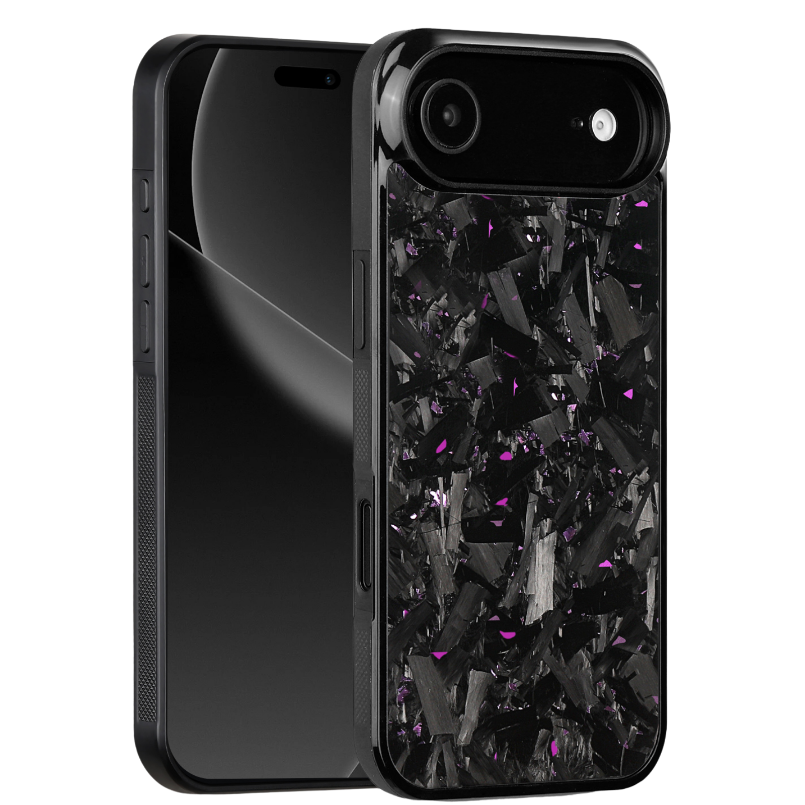 Forged Carbon iPhone Case – Purple Fragment Large | Forge Series V1