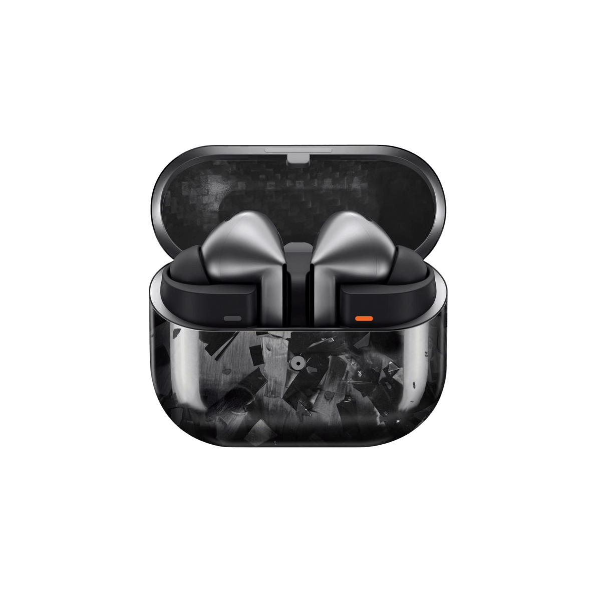 Black Fragment | Forged Carbon Fiber | Galaxy Buds Case - Pristine Carbon