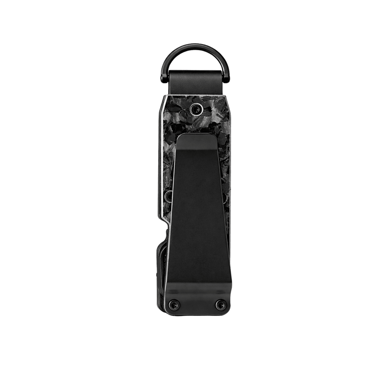 Black Fragment | Forged Carbon Fiber | Key Case - Pristine Carbon