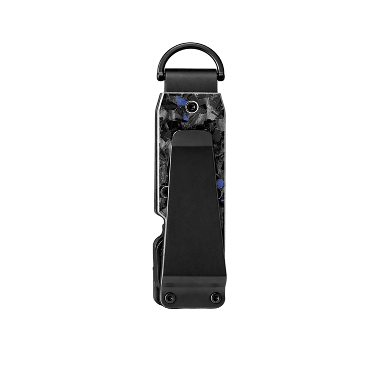 Blue Fragment | Forged Carbon Fiber | Key Case - Pristine Carbon
