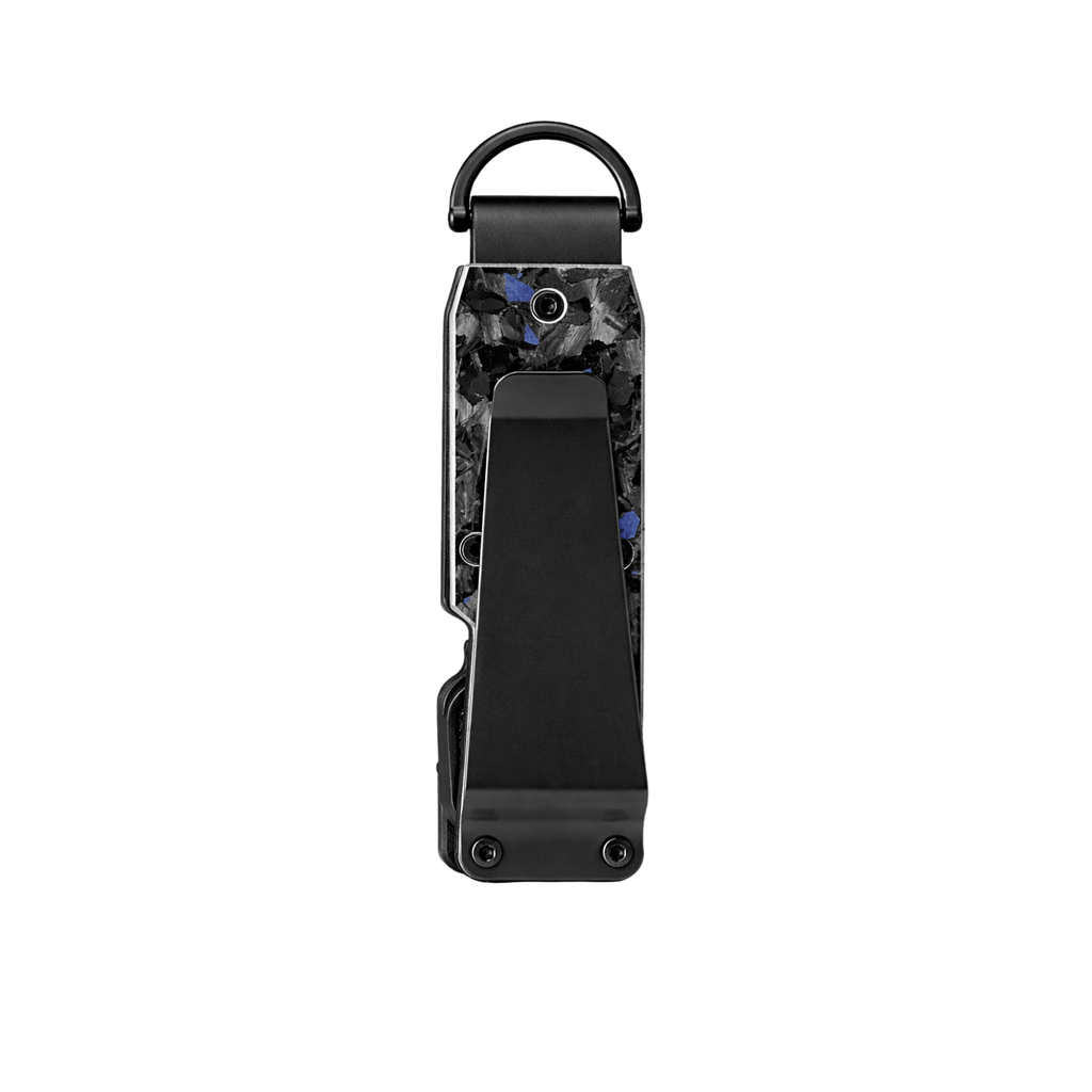 Blue Fragment | Forged Carbon Fiber | Key Case - Pristine Carbon