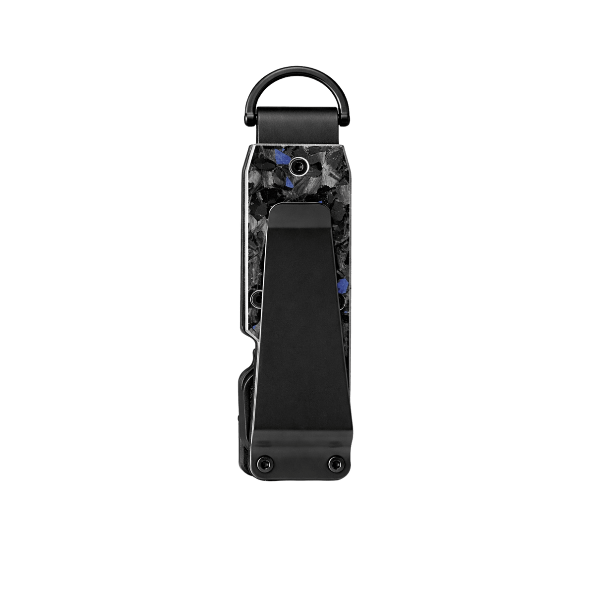 Blue Fragment | Forged Carbon Fiber | Key Case - Pristine Carbon