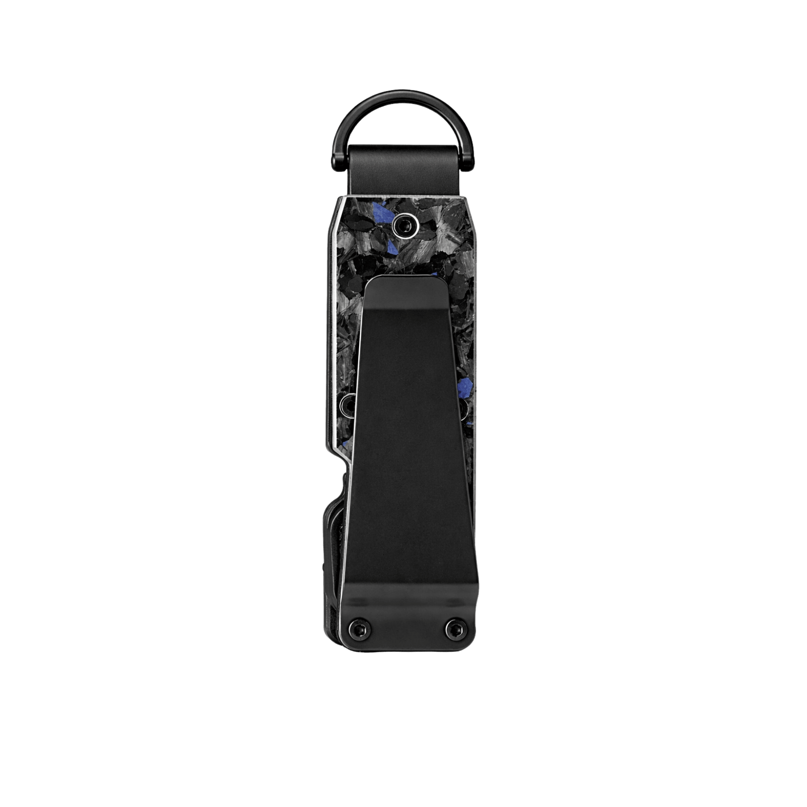 Blue Fragment | Forged Carbon Fiber | Key Case - Pristine Carbon