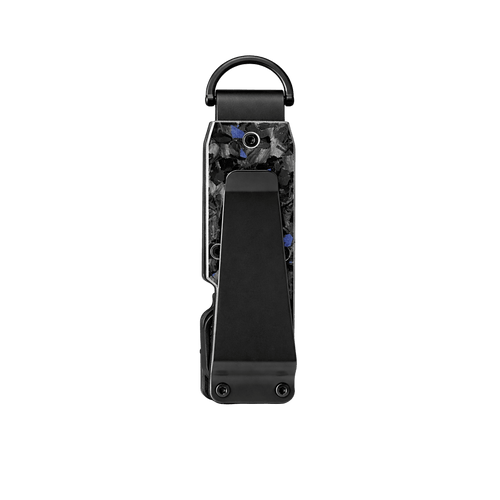 Blue Fragment | Forged Carbon Fiber | Key Case - Pristine Carbon
