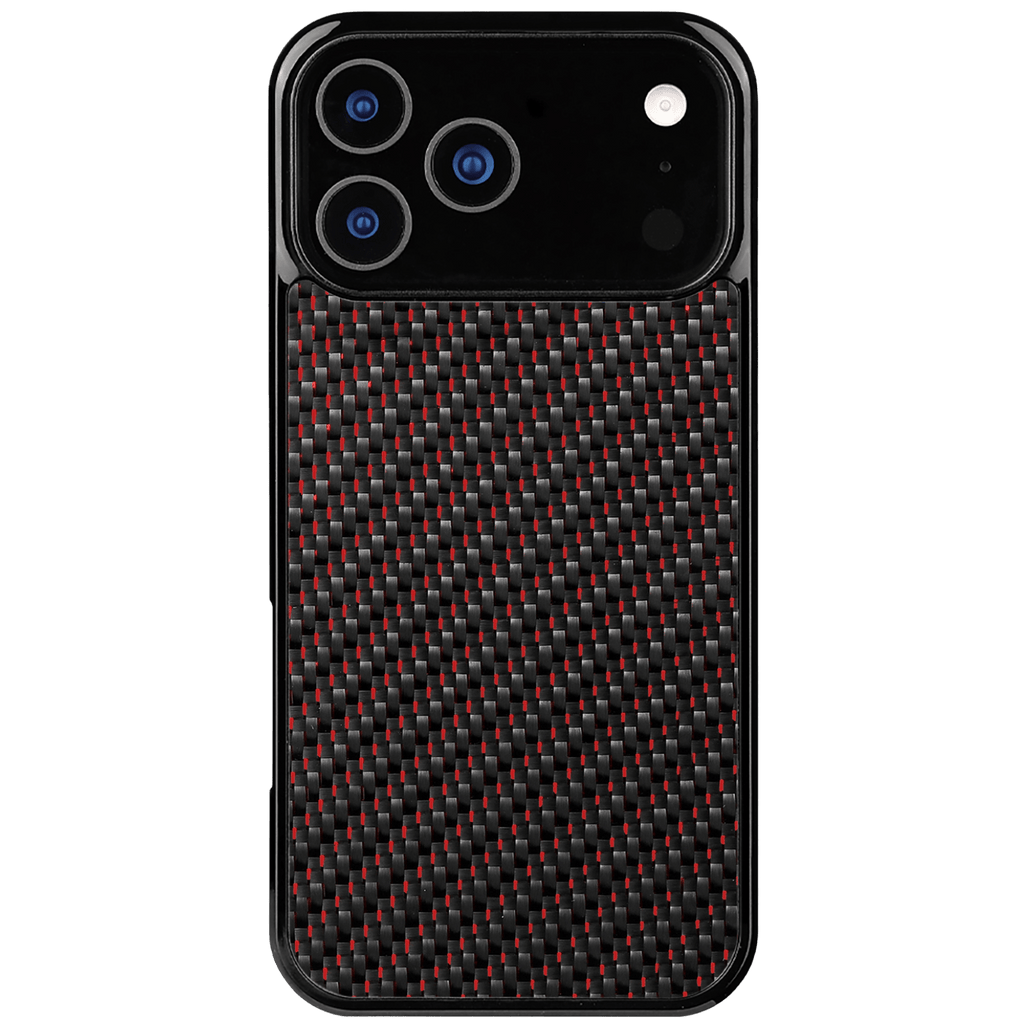 Carbon Fiber iPhone Case | Crimson Red - Pristine Carbon