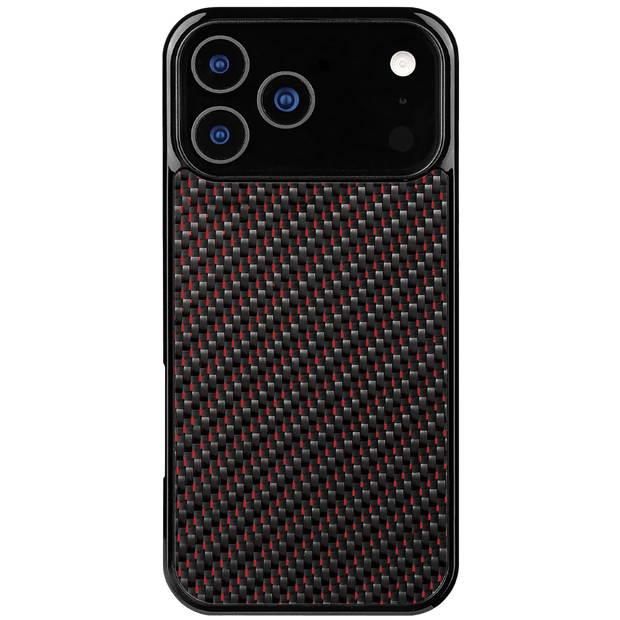Carbon Fiber iPhone Case | Crimson Red - Pristine Carbon