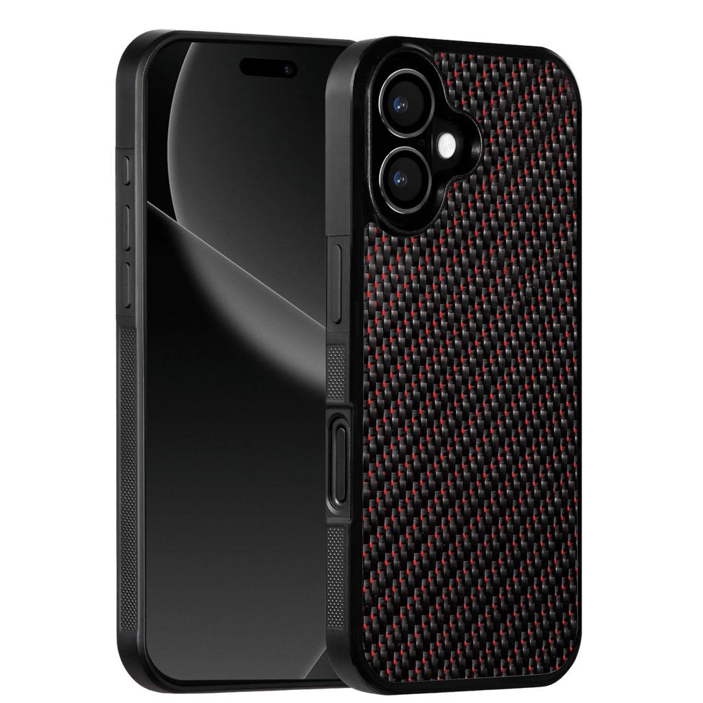 Carbon Fiber iPhone Case | Crimson Red - Pristine Carbon