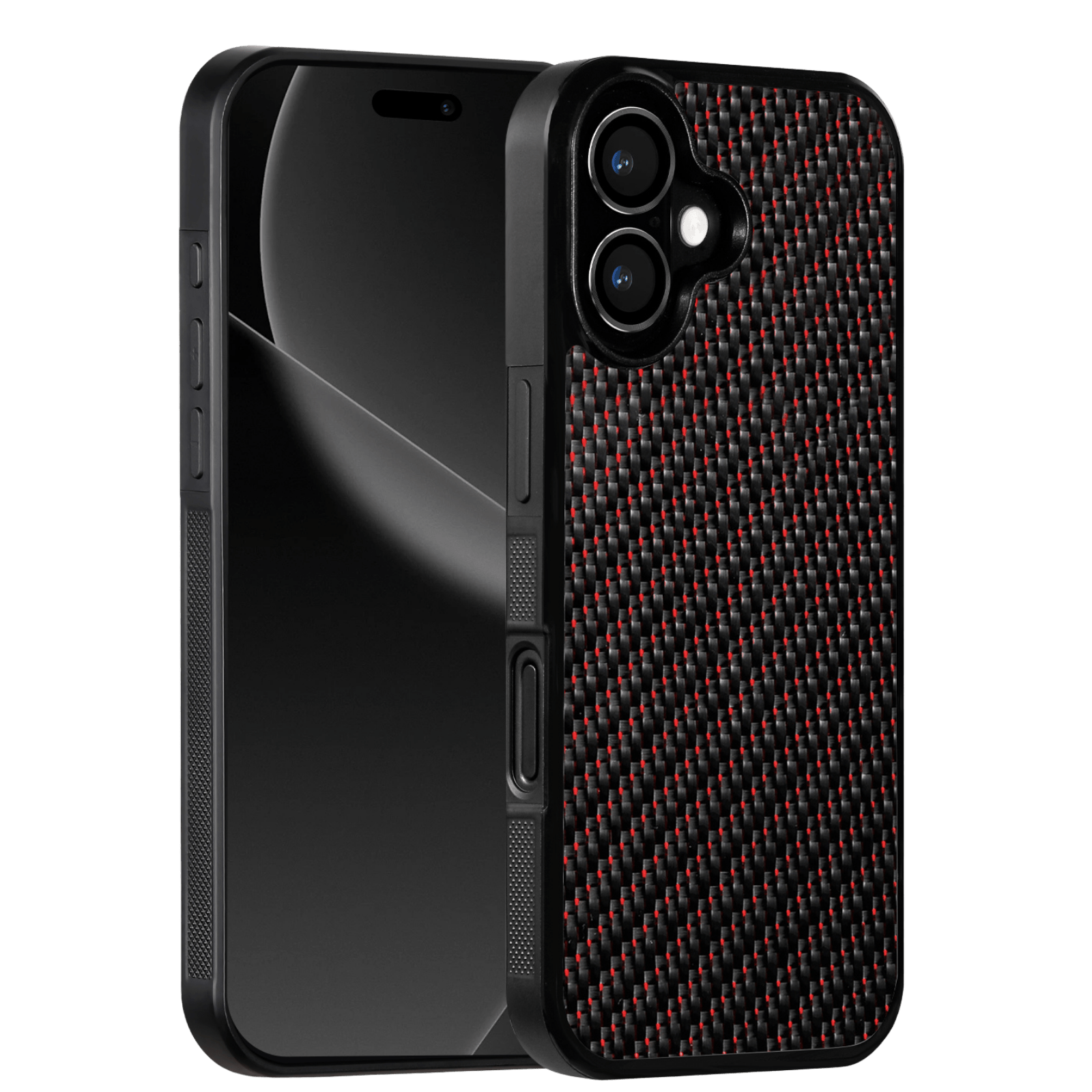 Carbon Fiber iPhone Case | Crimson Red - Pristine Carbon