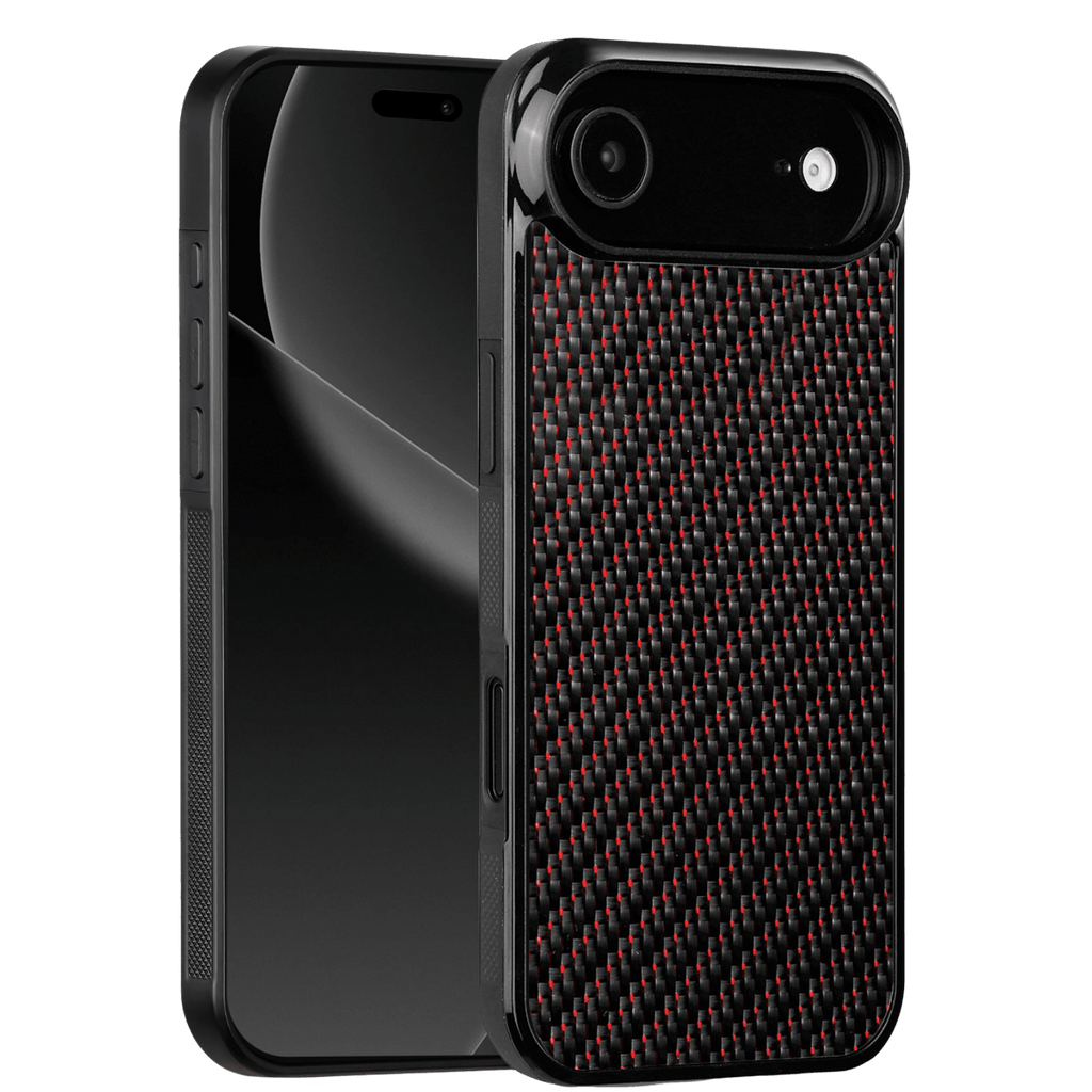 Carbon Fiber iPhone Case | Crimson Red - Pristine Carbon
