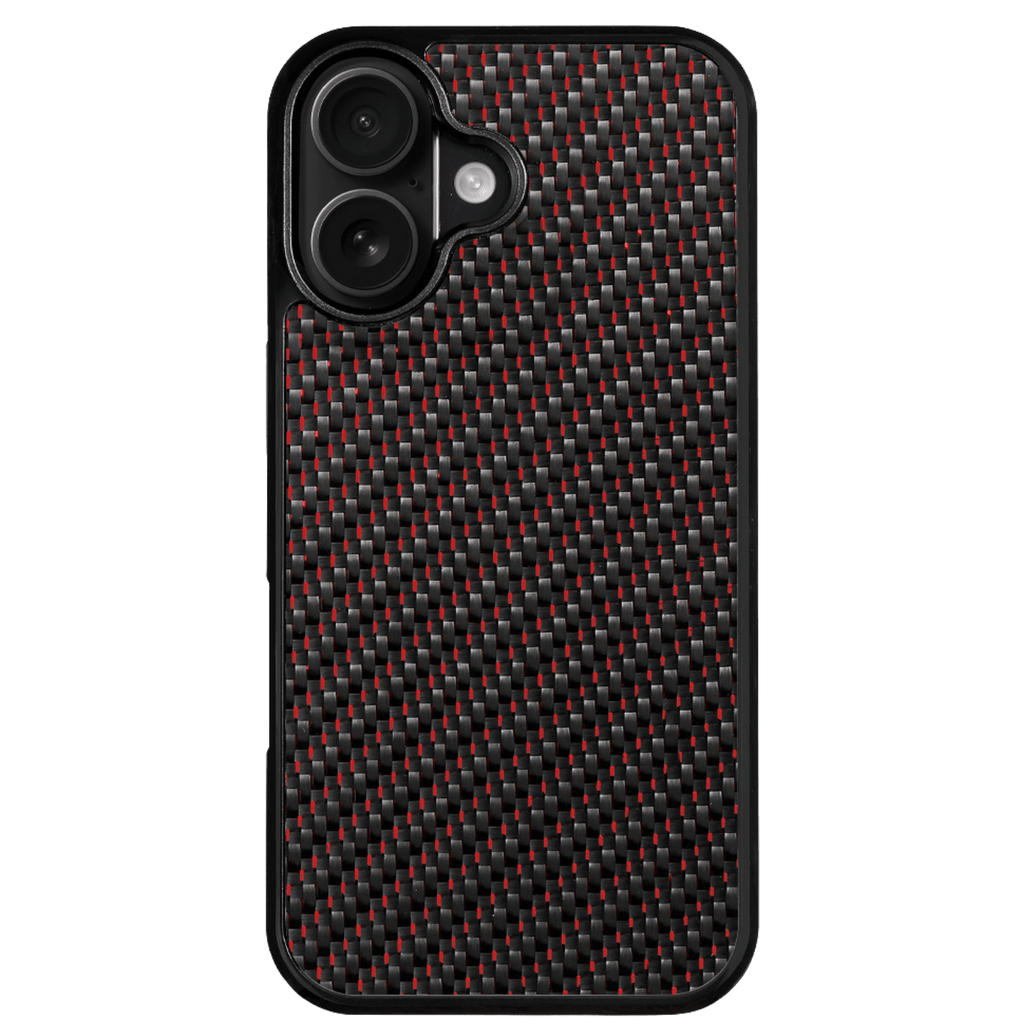Carbon Fiber iPhone Case | Crimson Red - Pristine Carbon