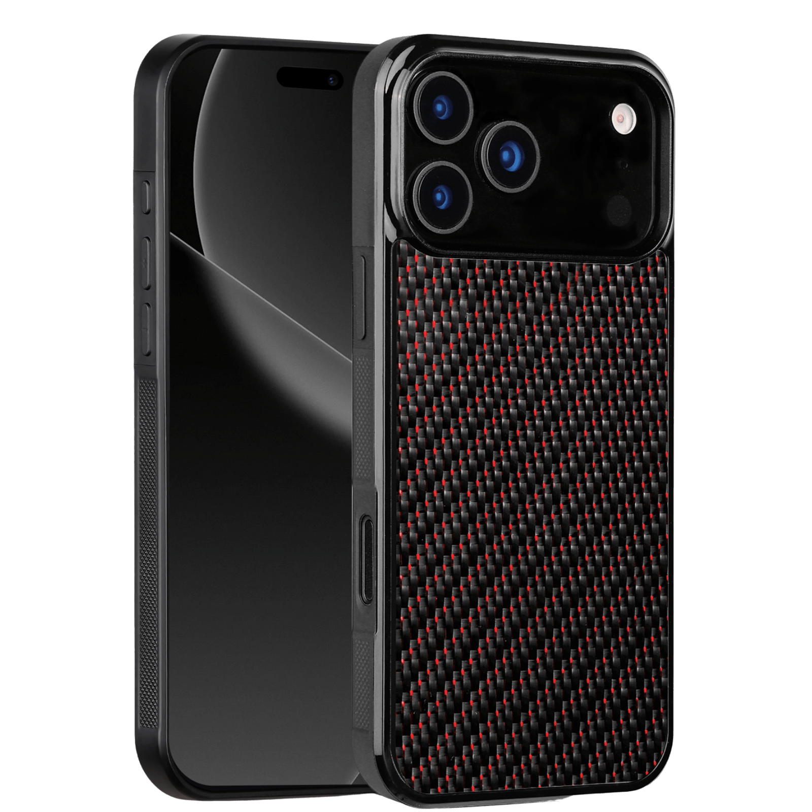 Carbon Fiber iPhone Case | Crimson Red - Pristine Carbon