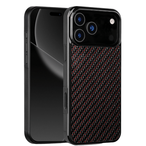 Carbon Fiber iPhone Case | Crimson Red - Pristine Carbon