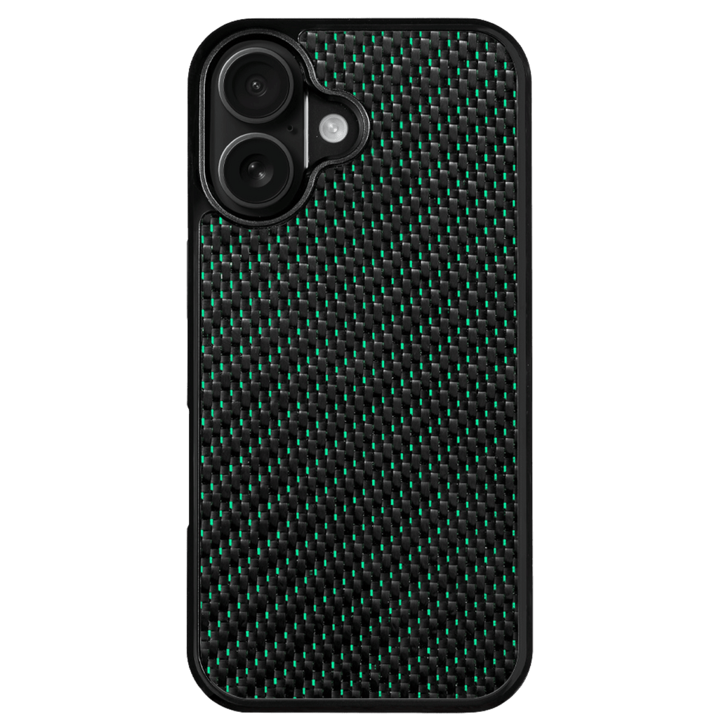Carbon Fiber iPhone Case | Emerald Green - Pristine Carbon