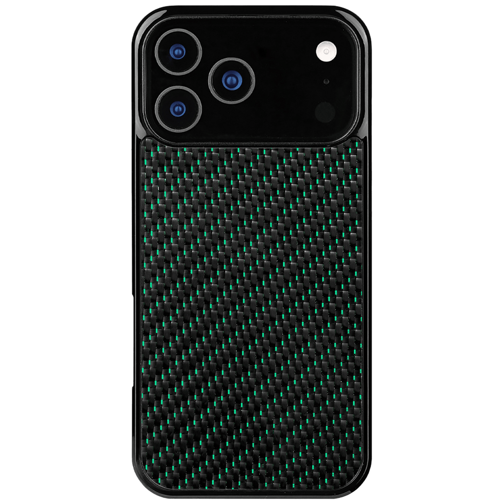Carbon Fiber iPhone Case | Emerald Green - Pristine Carbon