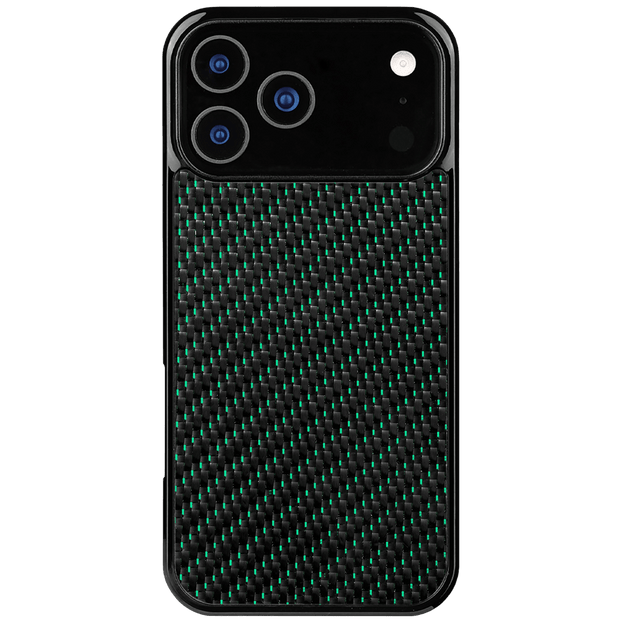 Carbon Fiber iPhone Case | Emerald Green - Pristine Carbon