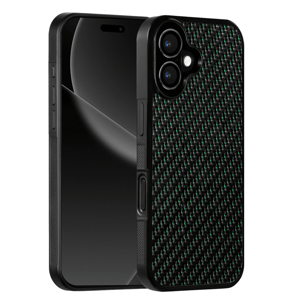 Carbon Fiber iPhone Case | Emerald Green - Pristine Carbon