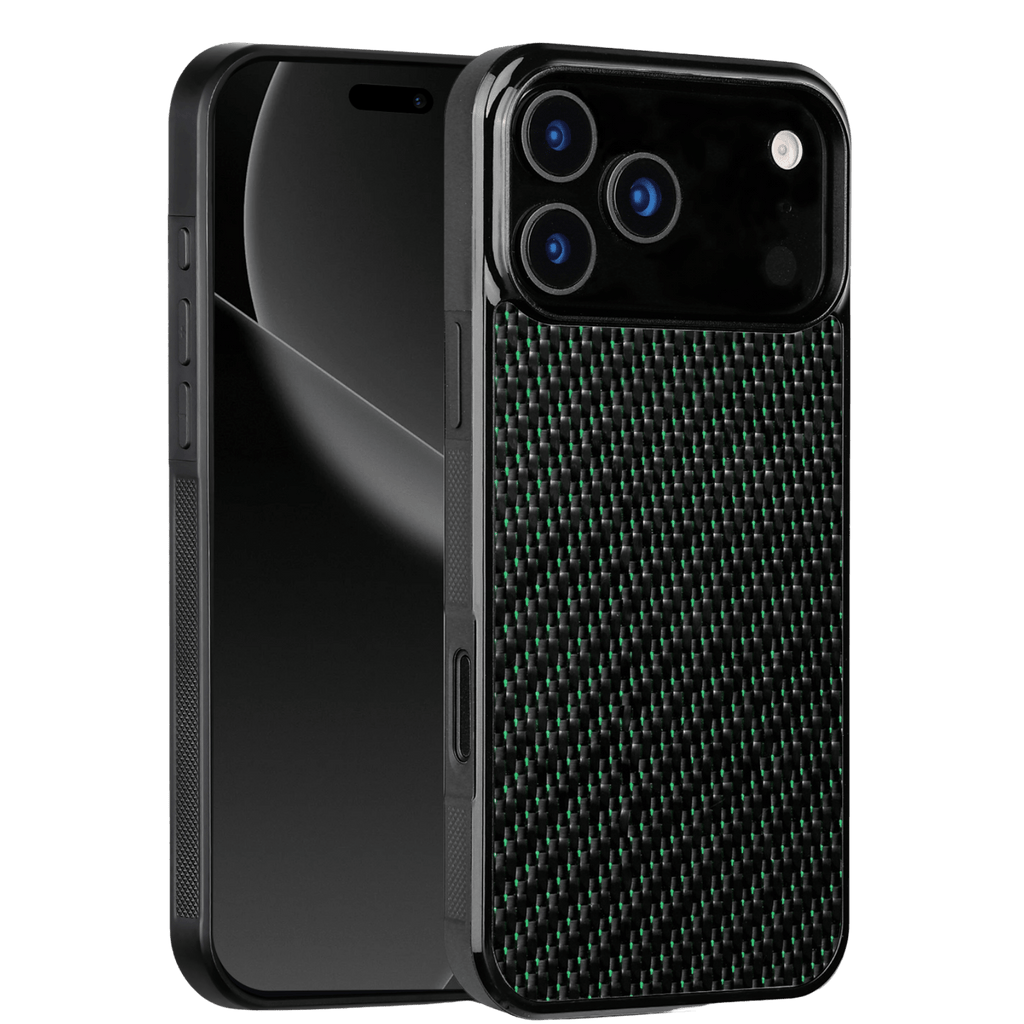 Carbon Fiber iPhone Case | Emerald Green - Pristine Carbon