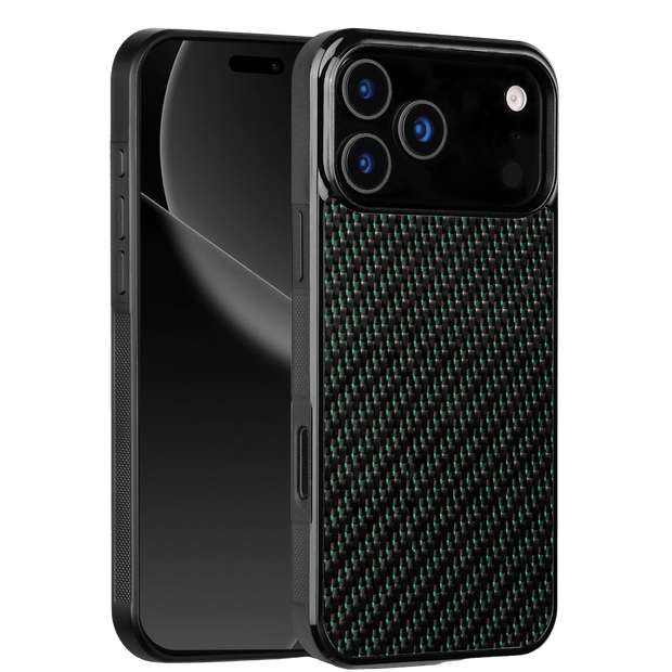 Carbon Fiber iPhone Case | Emerald Green - Pristine Carbon