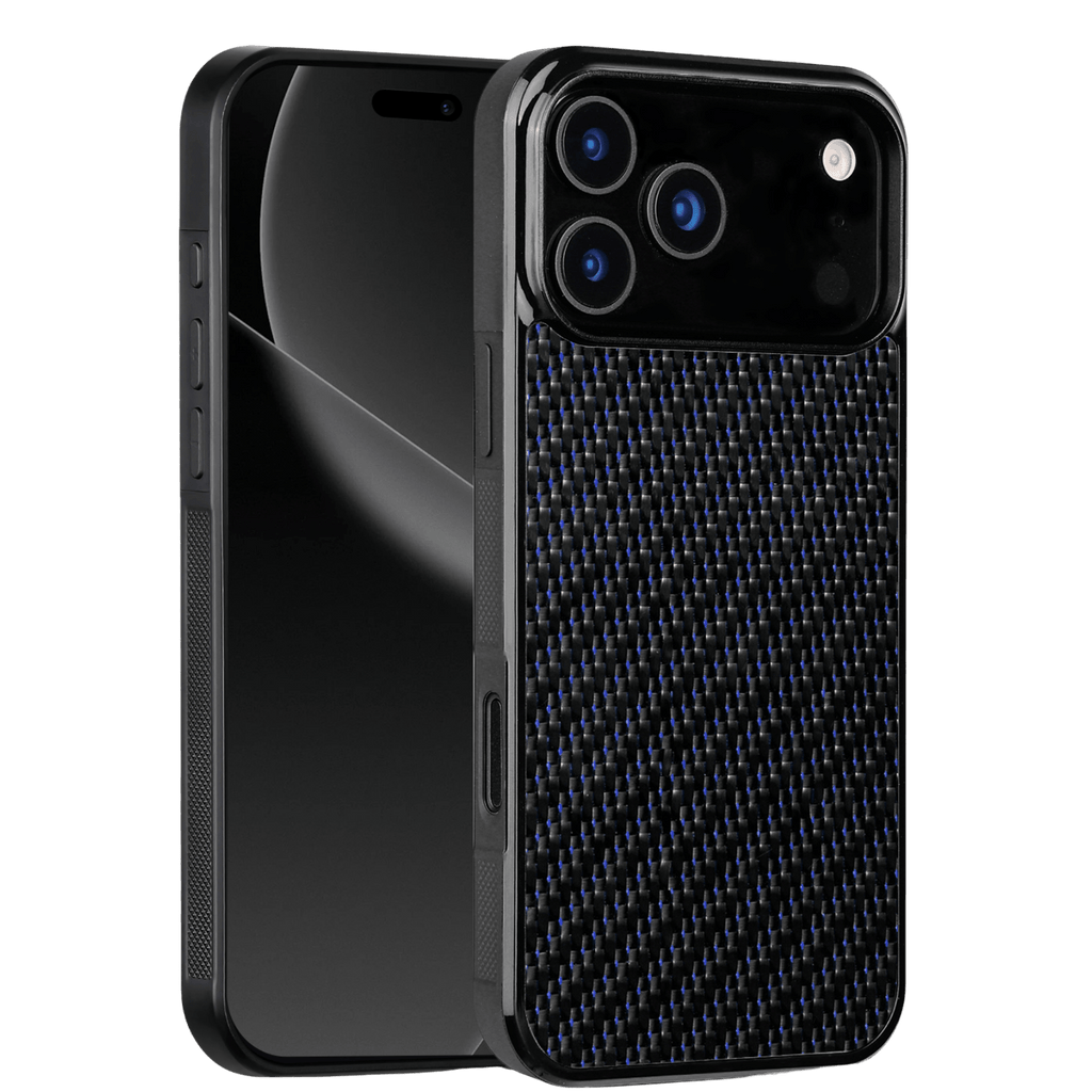 Carbon Fiber iPhone Case | Midnight Sapphire - Pristine Carbon