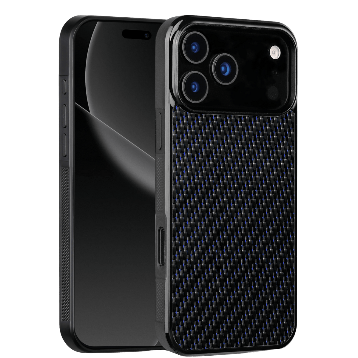 Carbon Fiber iPhone Case | Midnight Sapphire - Pristine Carbon