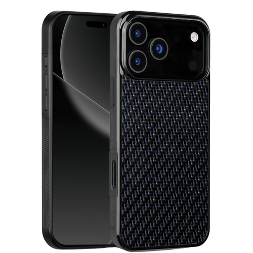 Carbon Fiber iPhone Case | Midnight Sapphire - Pristine Carbon