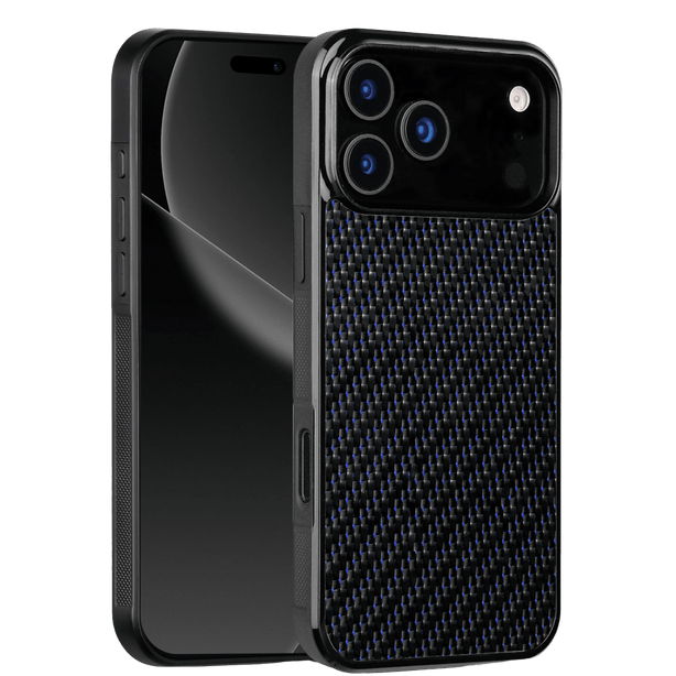 Carbon Fiber iPhone Case | Midnight Sapphire - Pristine Carbon