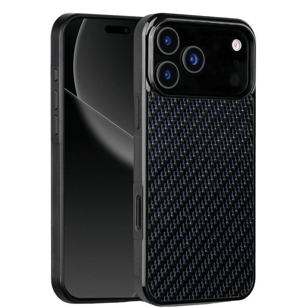 Carbon Fiber iPhone Case | Midnight Sapphire - Pristine Carbon