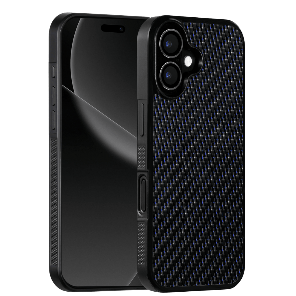 Carbon Fiber iPhone Case | Midnight Sapphire - Pristine Carbon