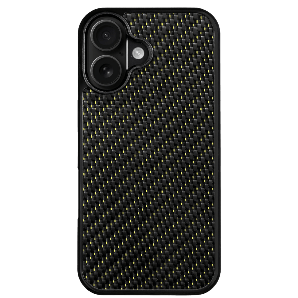 Carbon Fiber iPhone Case | Racing Gold Yellow - Pristine Carbon