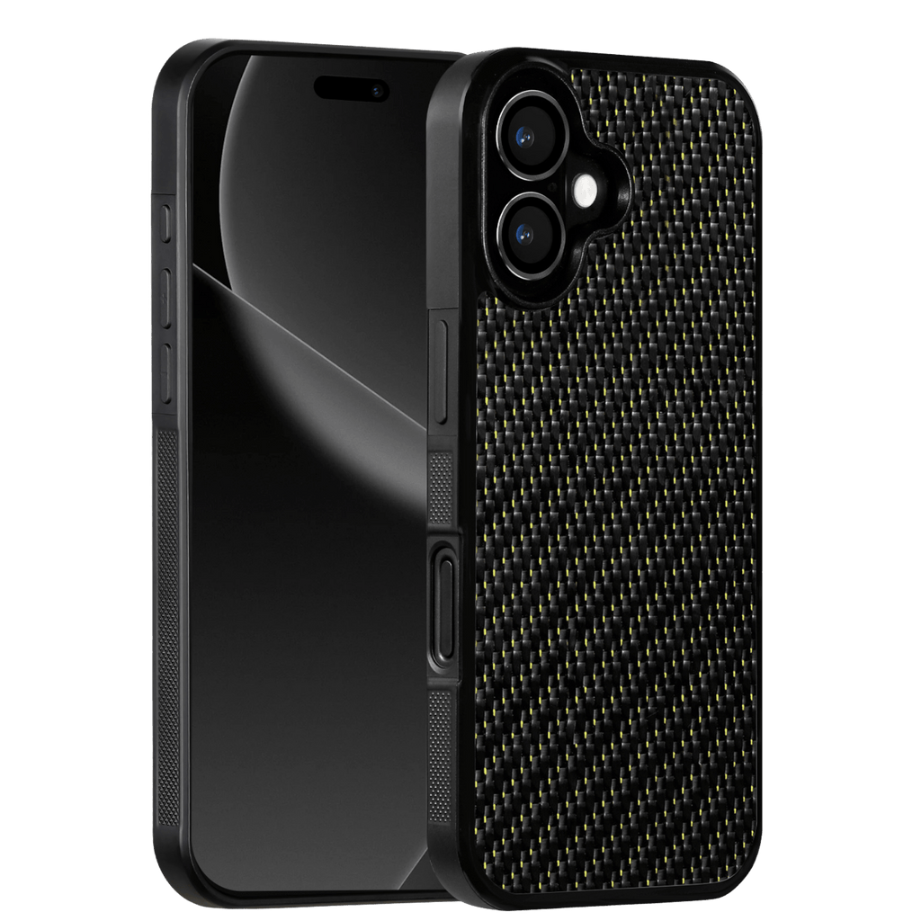 Carbon Fiber iPhone Case | Racing Gold Yellow - Pristine Carbon