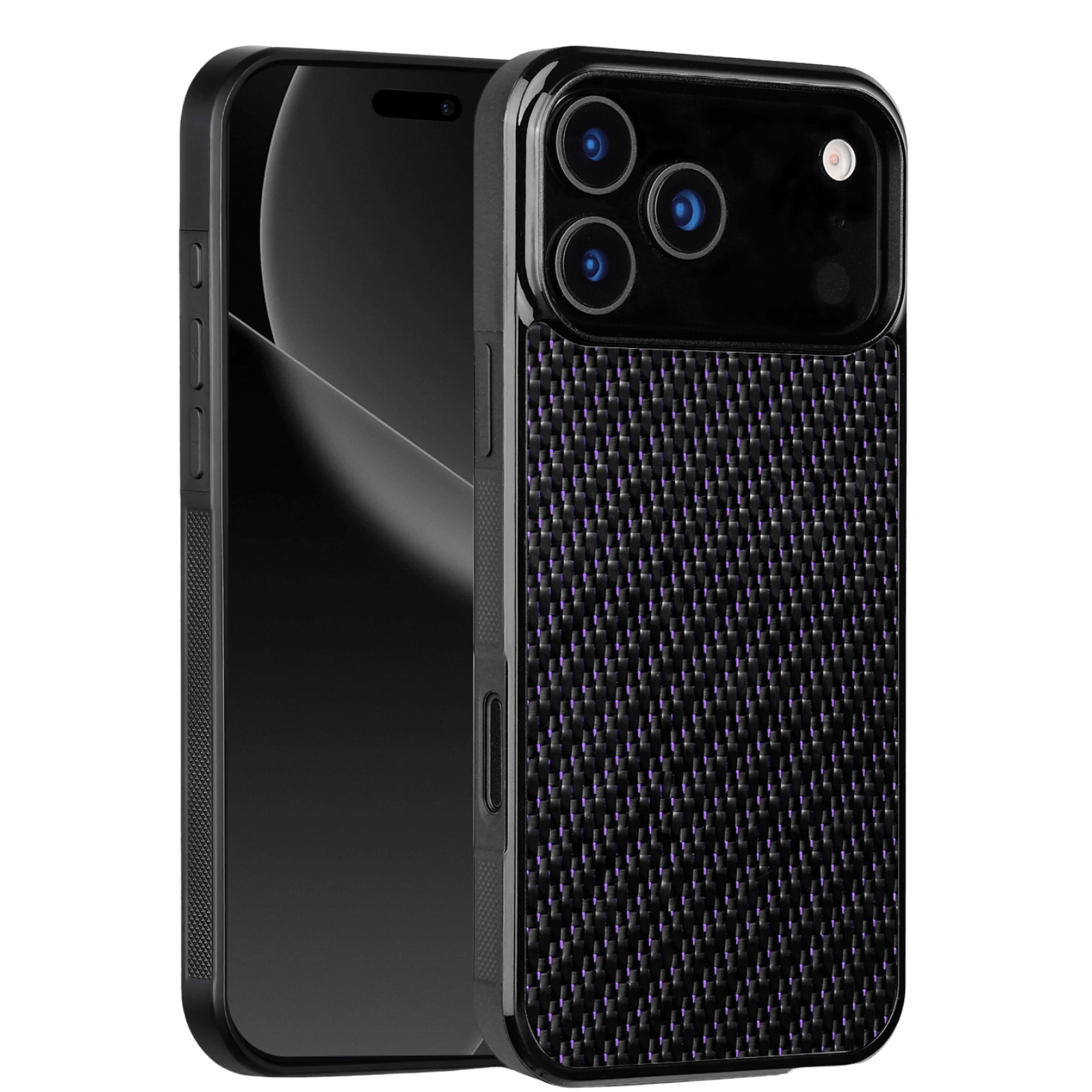 Carbon Fiber iPhone Case | Royal Amethyst - Pristine Carbon