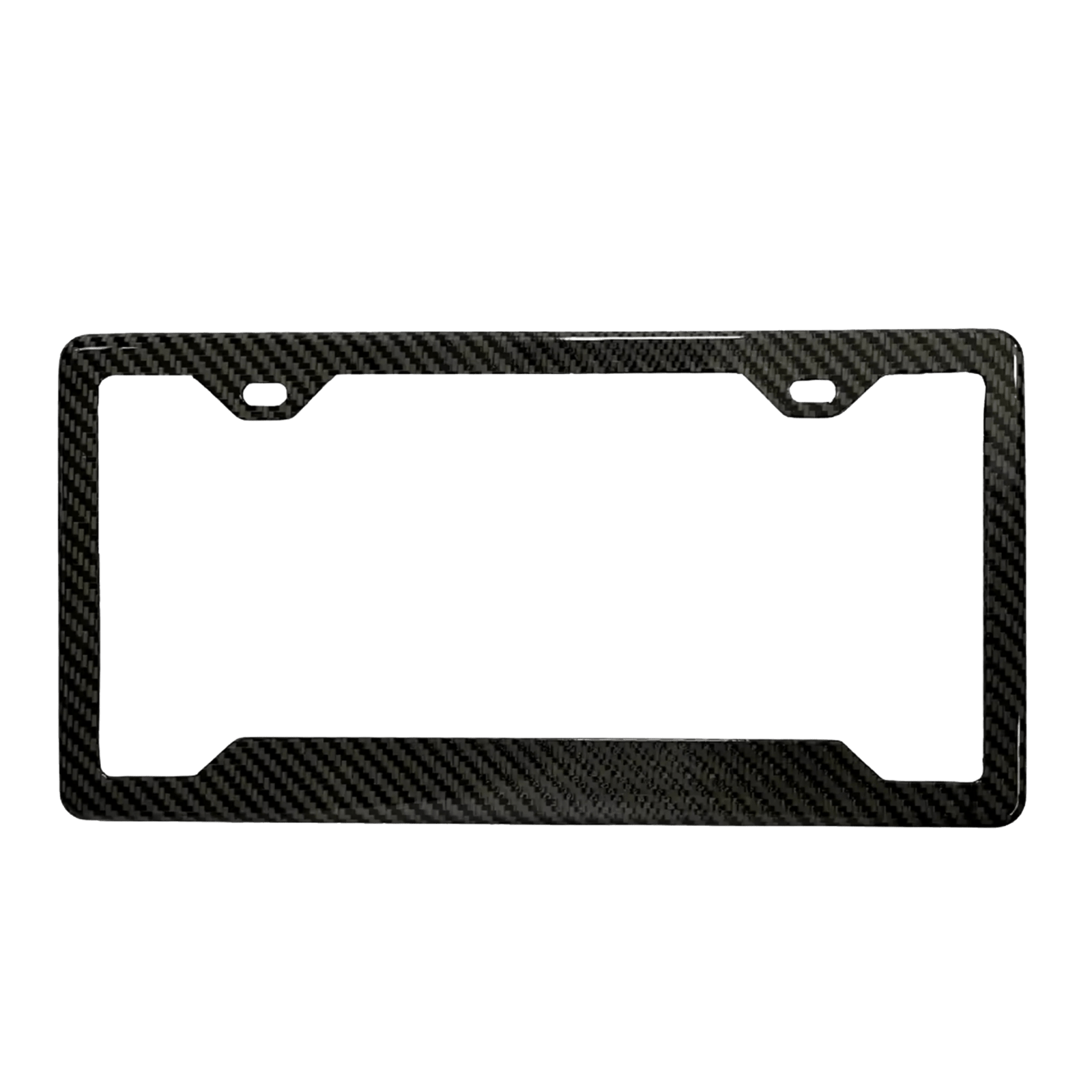 Carbon Fiber License Plate Frame - Pristine Carbon