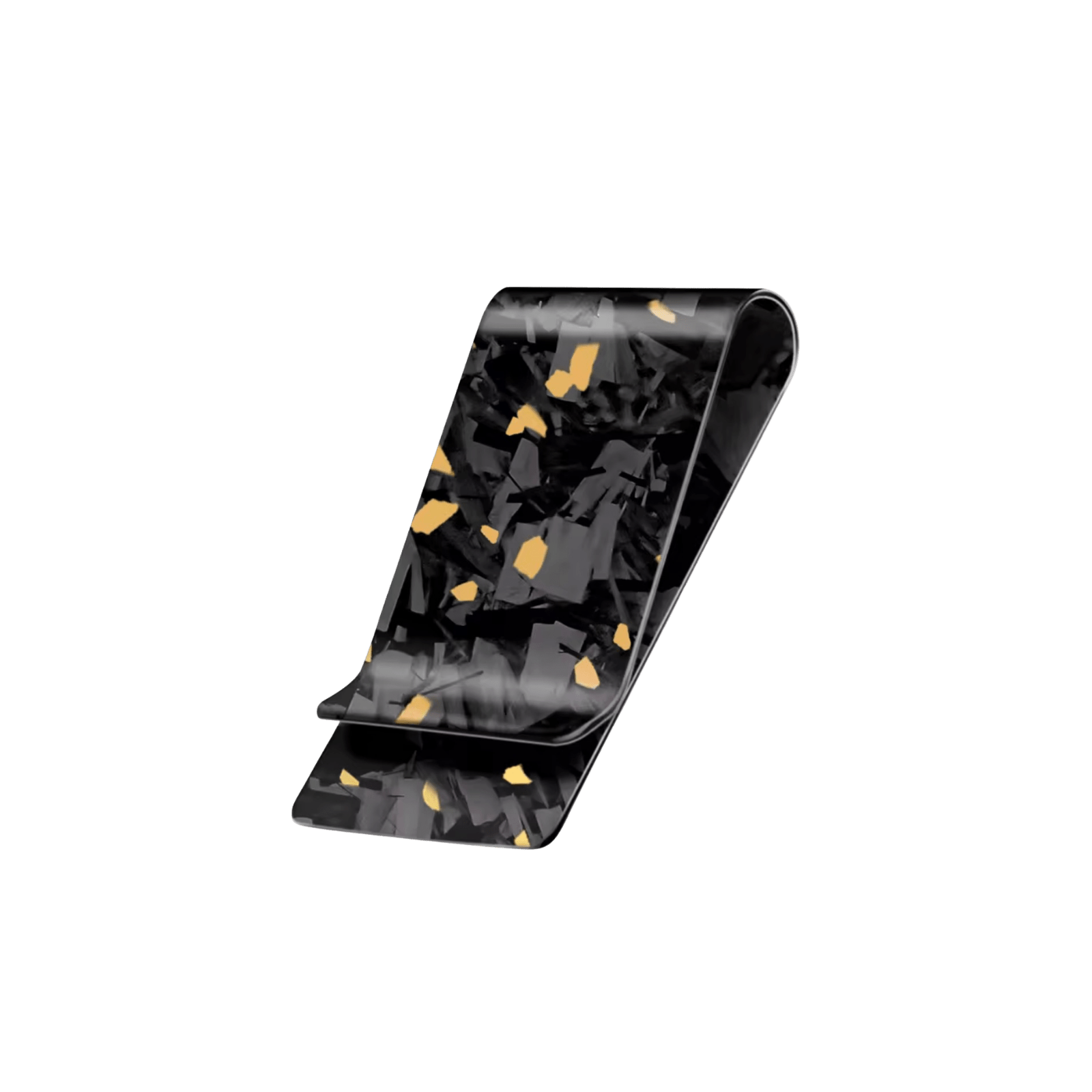 Cash Clip | Gold Forged Carbon Fiber - Pristine Carbon