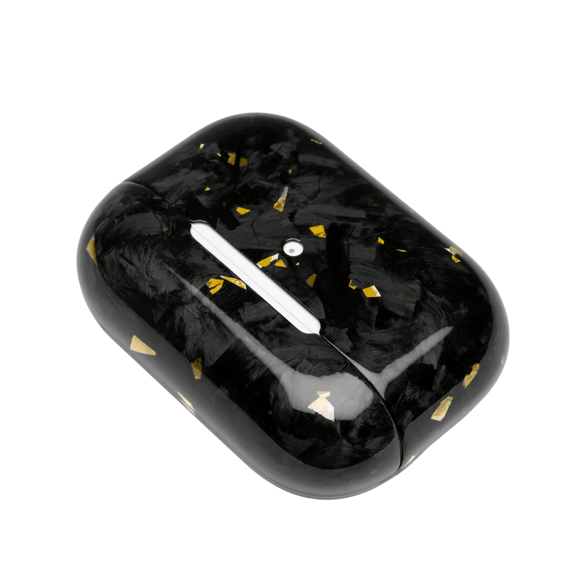 Forged Carbon Fiber AirPods Case | Gold Fragment - Pristine Carbon