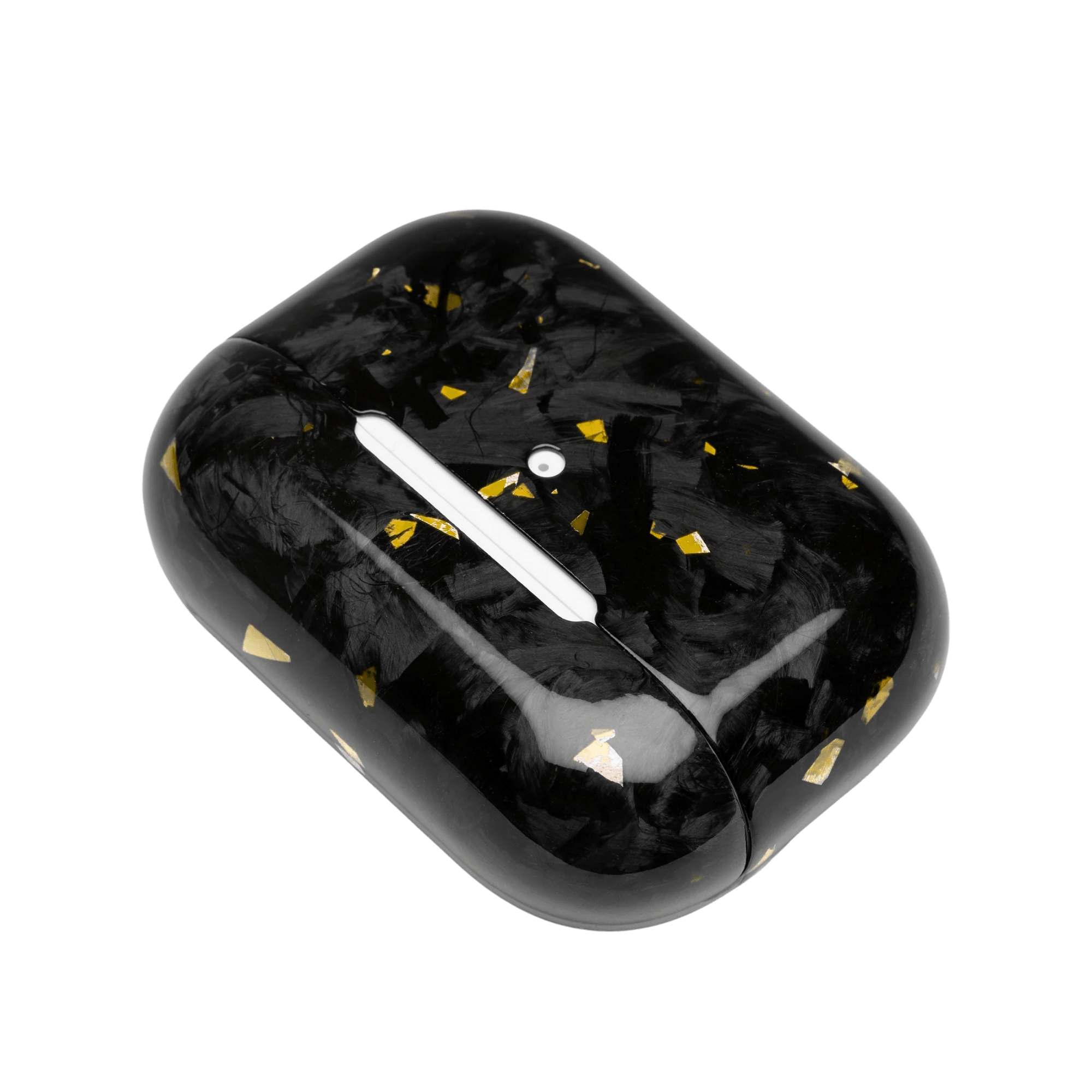 Forged Carbon Fiber AirPods Case | Gold Fragment - Pristine Carbon