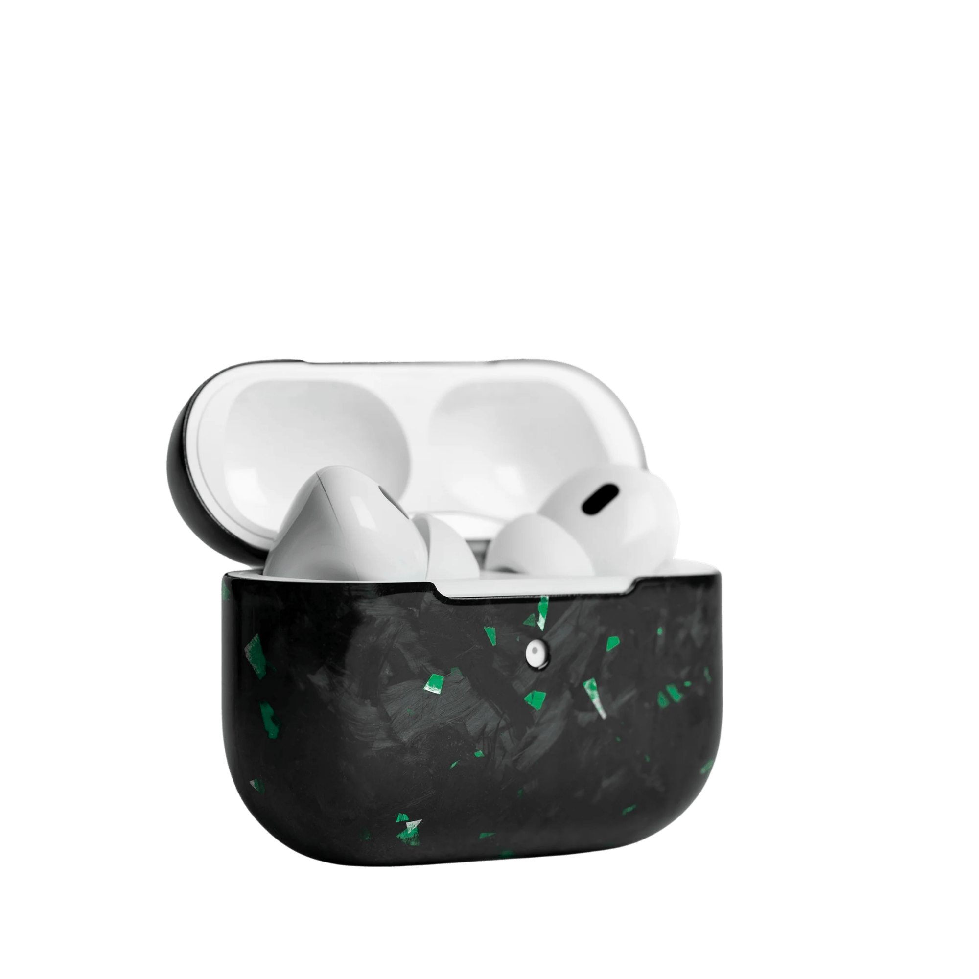 Forged Carbon Fiber AirPods Case | Green Fragment - Pristine Carbon
