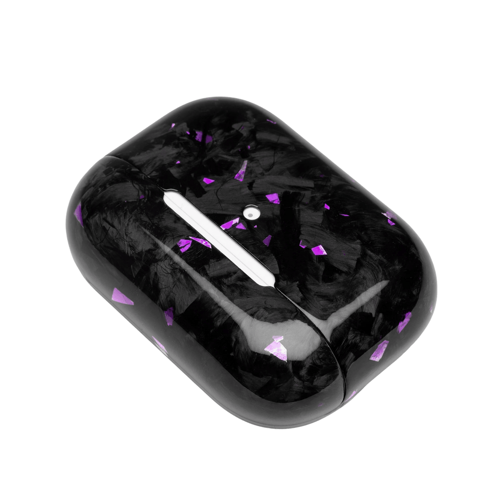 Forged Carbon Fiber AirPods Case | Purple Fragment - Pristine Carbon