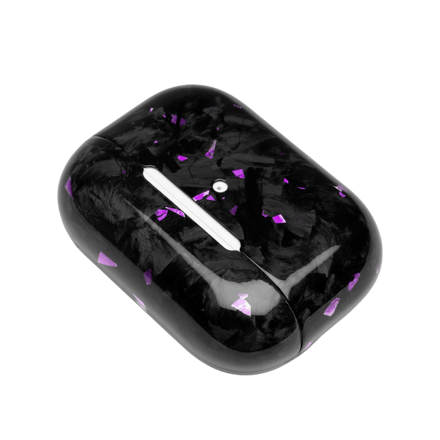 Forged Carbon Fiber AirPods Case | Purple Fragment - Pristine Carbon