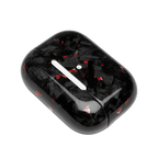 Forged Carbon Fiber AirPods Case | Red Fragment - Pristine Carbon