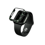 Forged Carbon Fiber Apple Watch Case | Green Fragment - Pristine Carbon