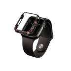 Forged Carbon Fiber Apple Watch Case | Red Fragment - Pristine Carbon