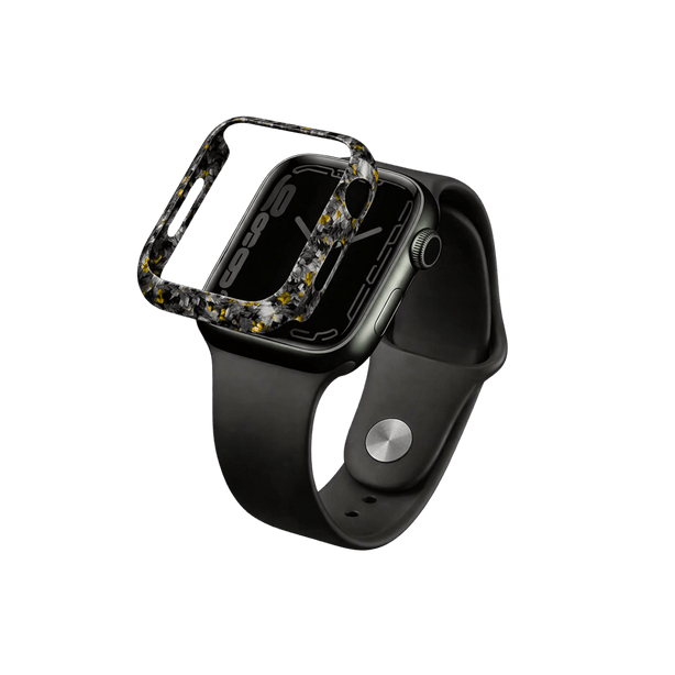 Forged Carbon Fiber Apple Watch Case | Yellow Fragment - Pristine Carbon
