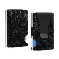 Forged Carbon Fiber Card Holder | Black Fragment - Pristine Carbon
